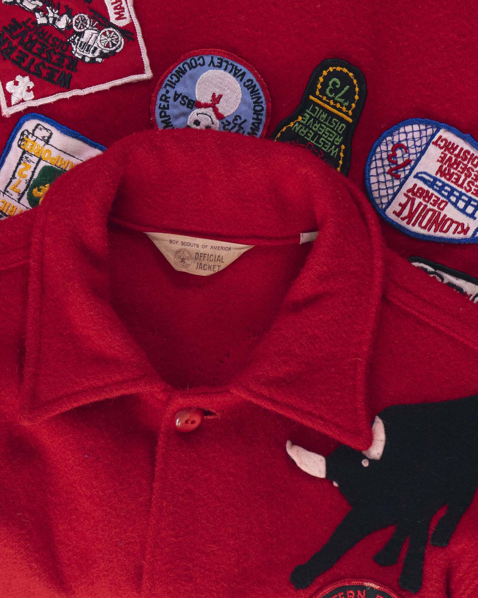 60s Boy Scout of America Red Wool jacket 'Medium' – EPILOGUE