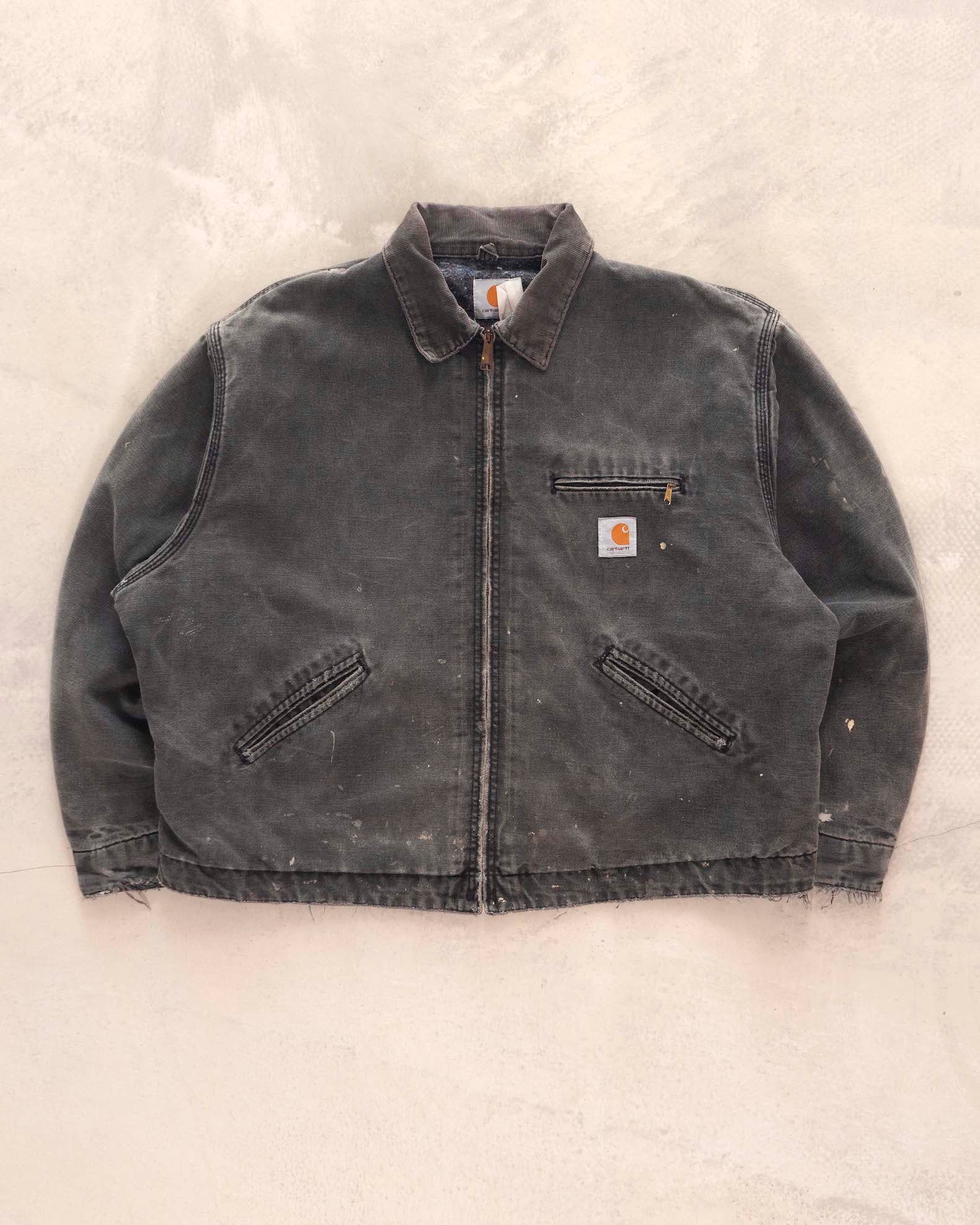 Carhartt detroit jacket grey sale